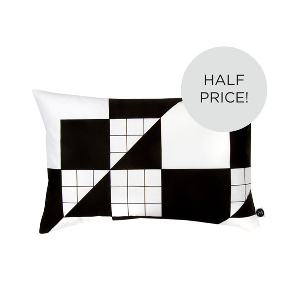 Cross Grid Rectangle Cushion