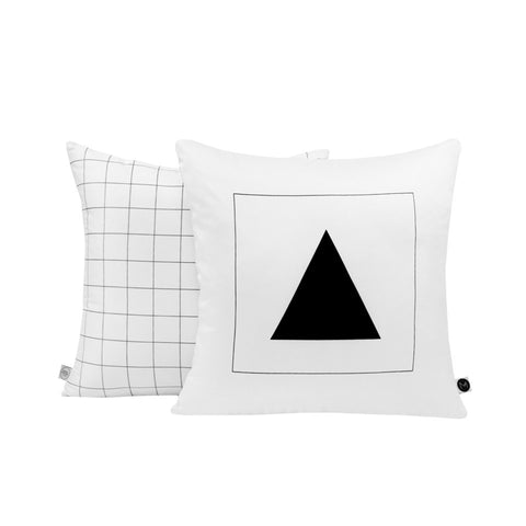 Single Triangle Grid Cushion